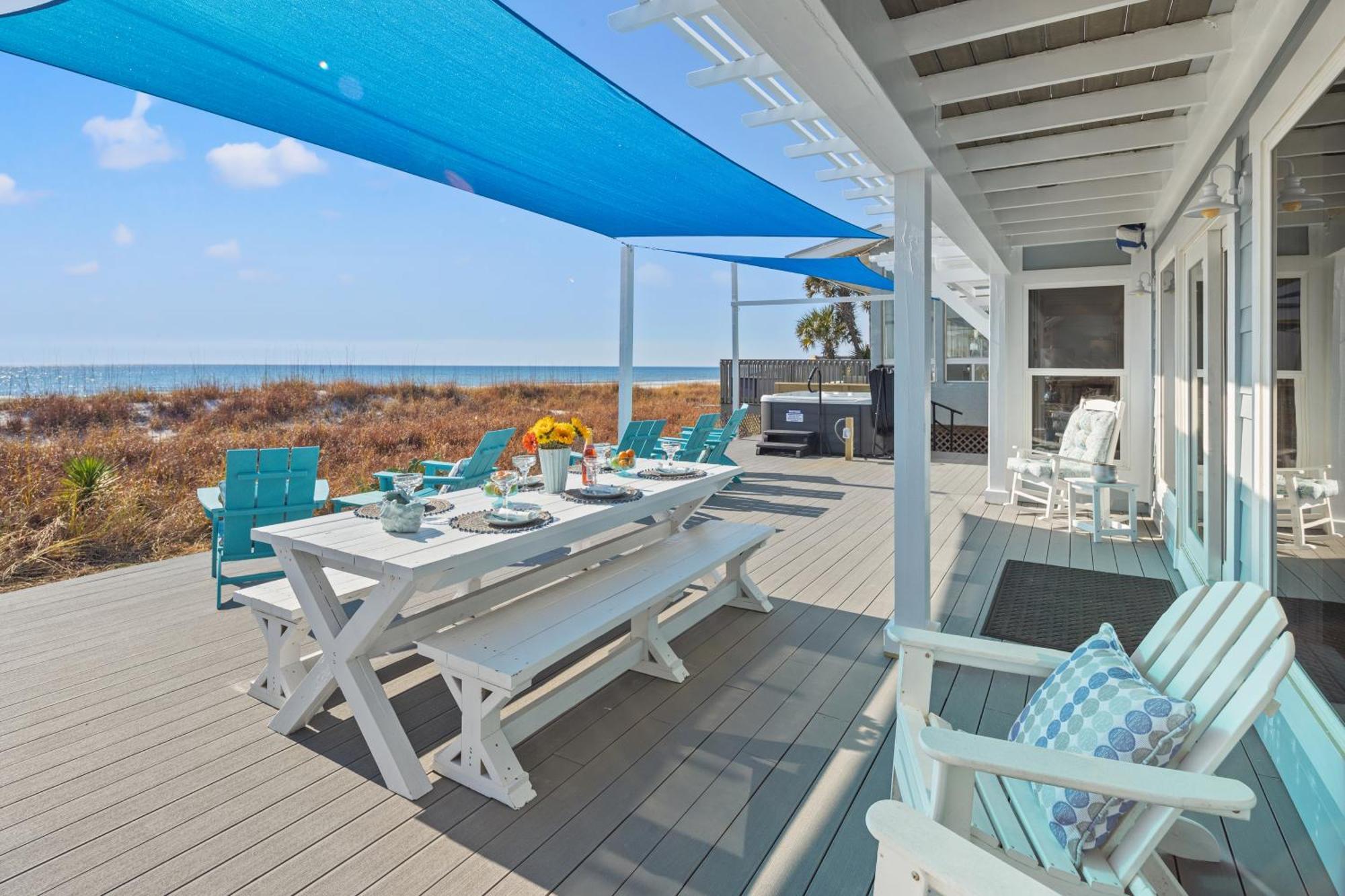 Luxury Gulf Front Property! Directly On The Beach! Sleeps 15! Панама-Сіті-Біч Екстер'єр фото