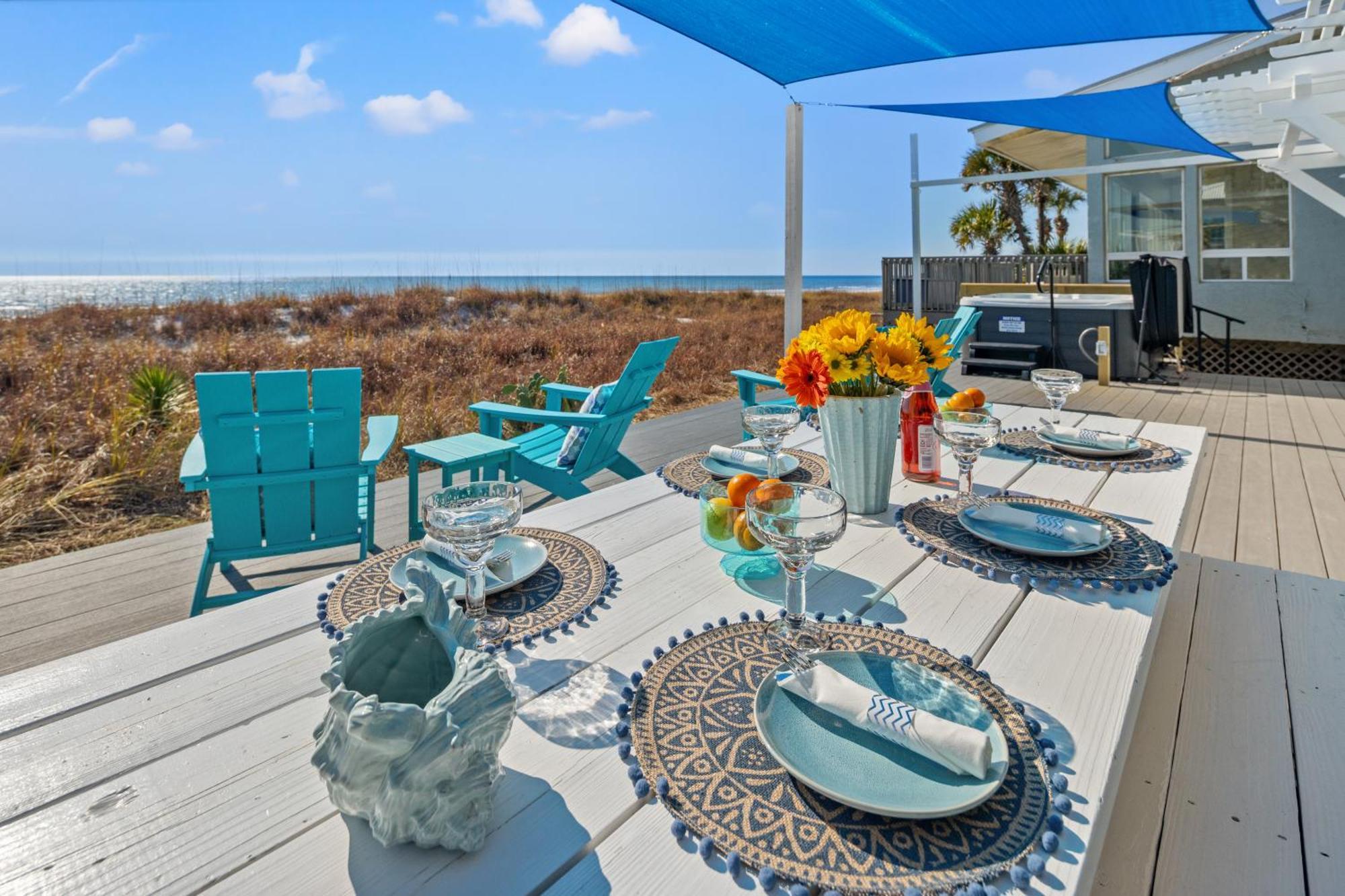 Luxury Gulf Front Property! Directly On The Beach! Sleeps 15! Панама-Сіті-Біч Екстер'єр фото